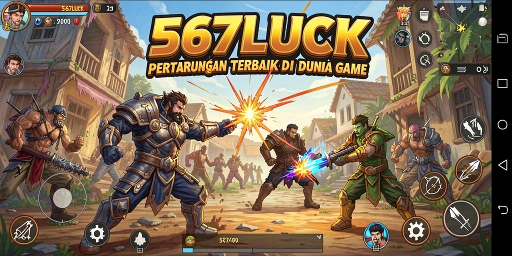 Tangkapan layar dari gameplay mendebarkan di 567LUCK.