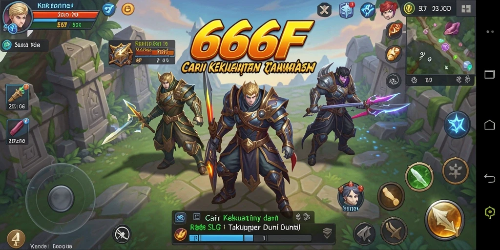 Tampilan gameplay menarik dalam dunia SLG yang dinamis.