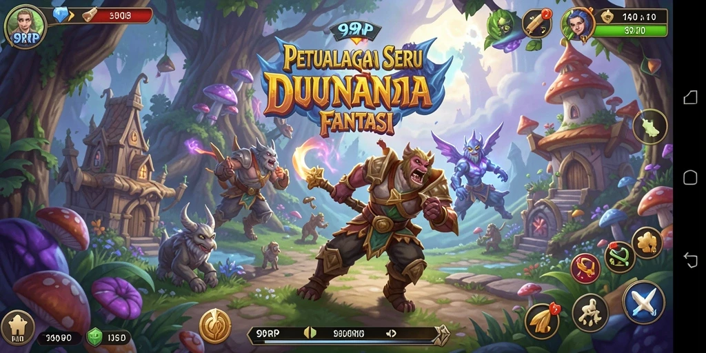 Gameplay 99RP dengan pemandangan yang menakjubkan dan petualangan seru.