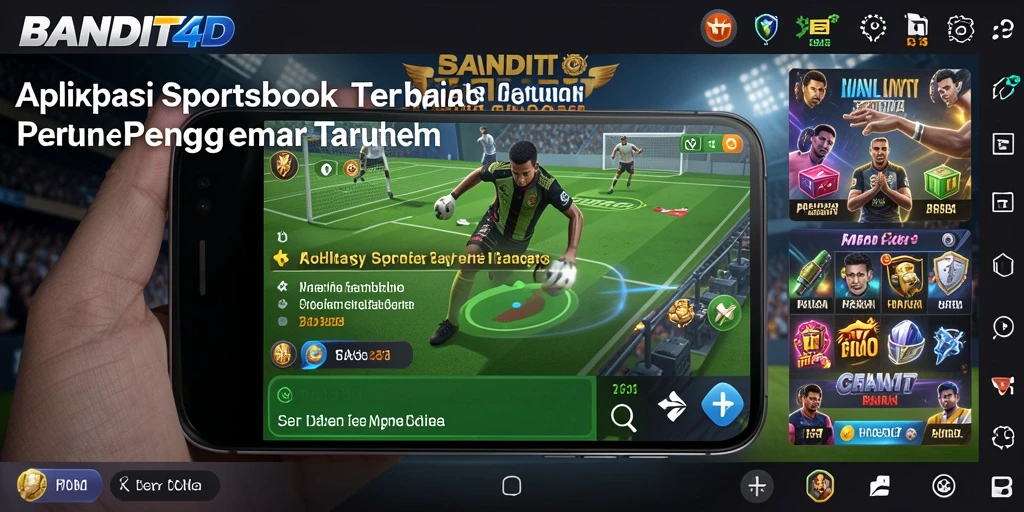Screenshot gameplay BANDIT4D dengan berbagai opsi taruhan yang tersedia.