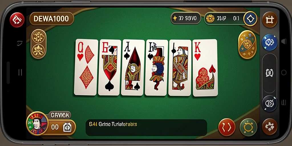 Gameplay seru dan menarik dalam DEWA1000 yang mengajak pemain bersaing.