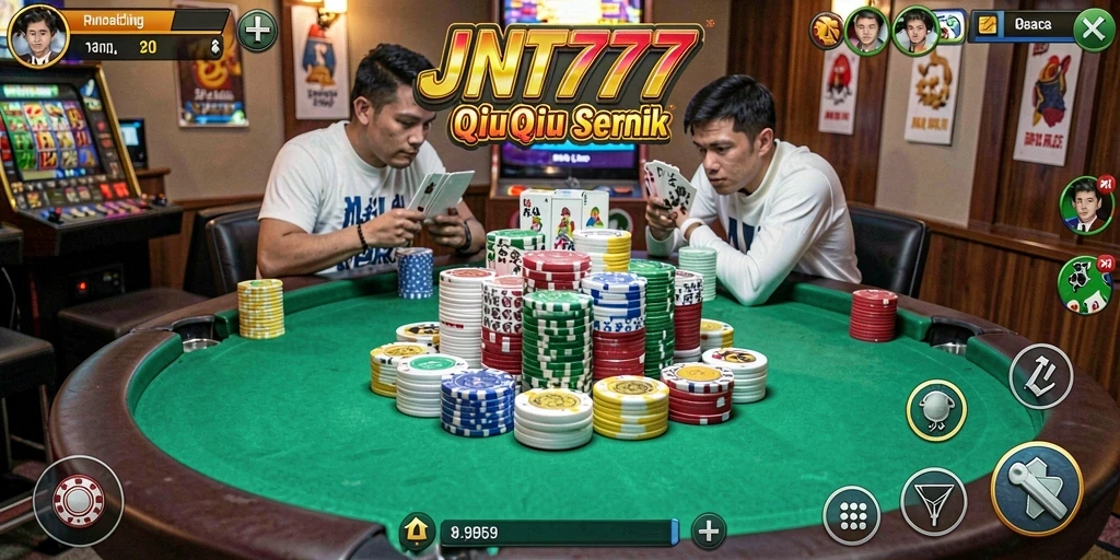 Tampilan gameplay seru dan interaktif dari JNT777.