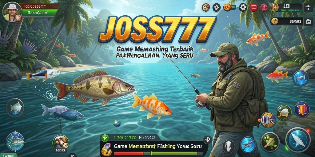 Tangkapan besar di laut yang penuh warna dalam gameplay JOSS777.