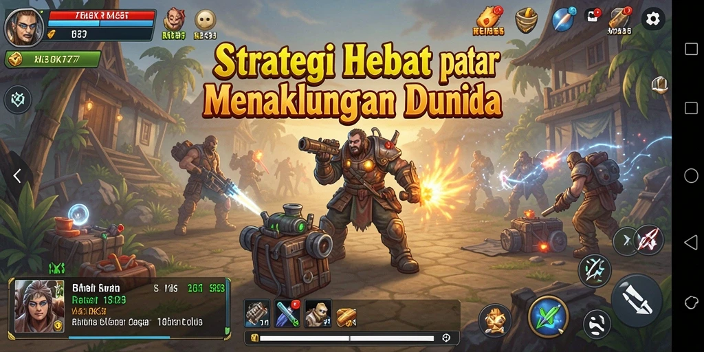 Gameplay seru di RK77 saat memimpin pasukan menuju kemenangan.