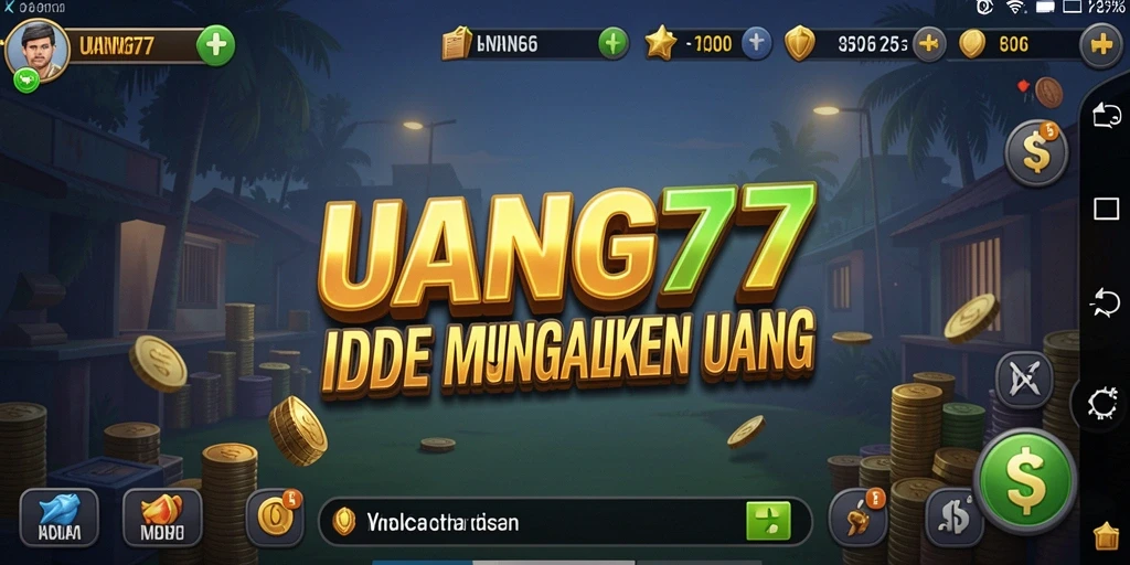 Tampilan gameplay UANG77 yang menarik saat Anda mengelola sumber daya.