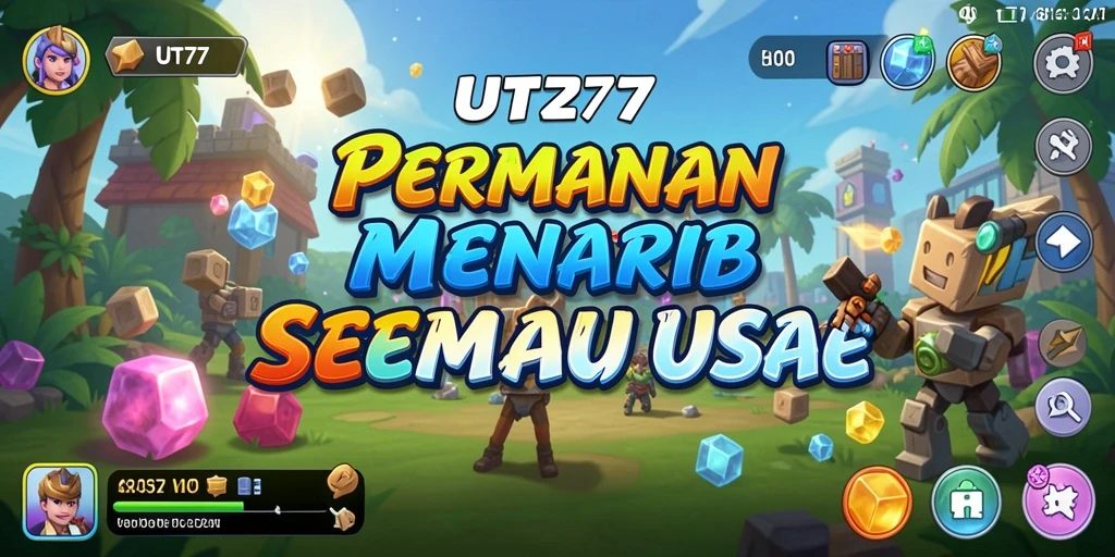 Tampilan screenshot UT77 menampilkan gameplay Puzzle yang menantang dan menarik.