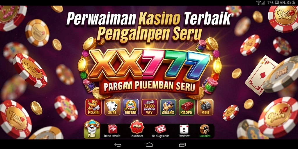 Tampilan gameplay seru dari aplikasi Kasino XXX777.